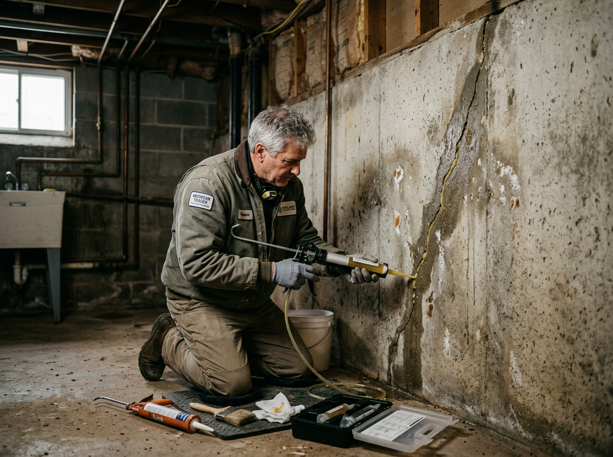 Addressing Cracks That Allow Water Into Ypsilanti Basements