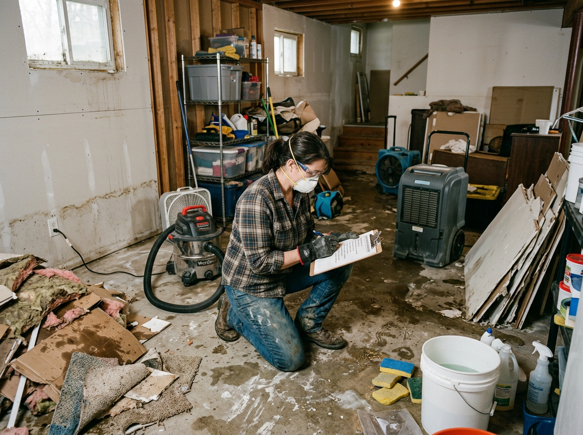 Post-Flood Cleanup Checklist for Huron River Area Homes