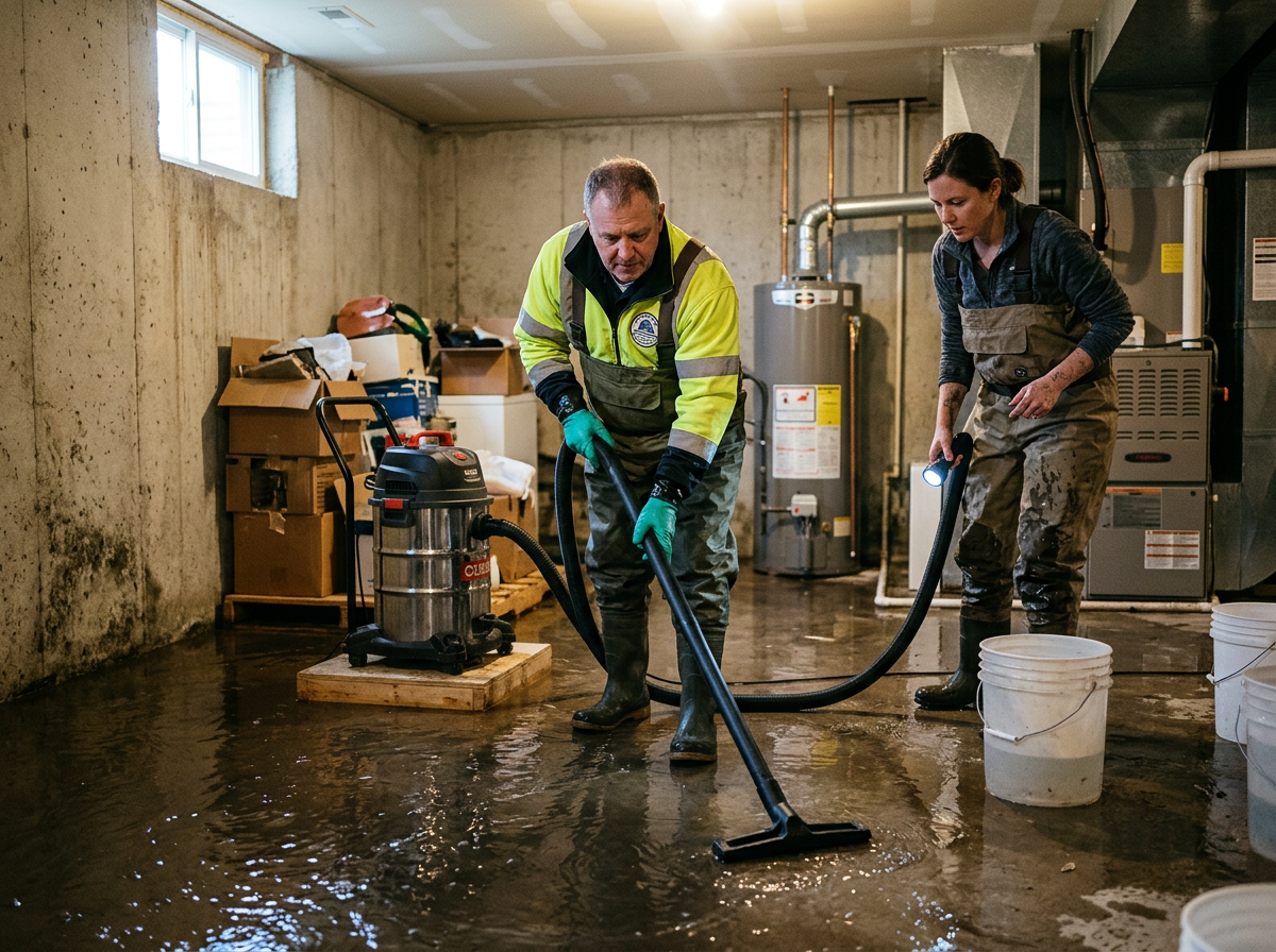 Removing Standing Water After Flash Floods in Washtenaw County