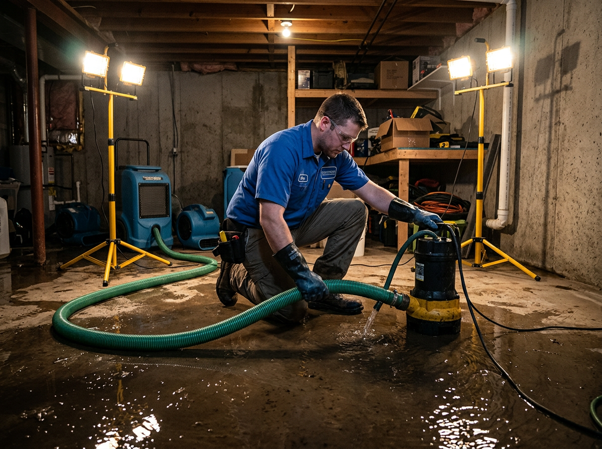 water damage restoration in Lake Orion