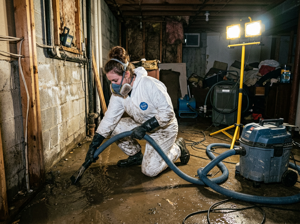 water damage restoration in Fraser
