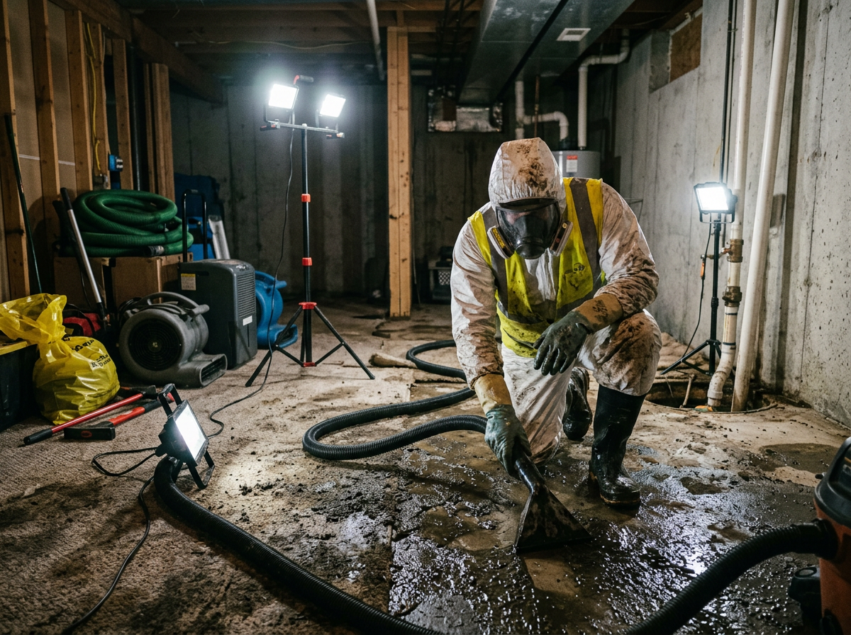 water damage restoration in Jenison